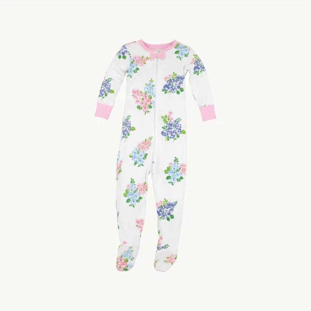 NEW THE BEAUFORT BONNET COMPANY girls' noelle's night night footed in just becau